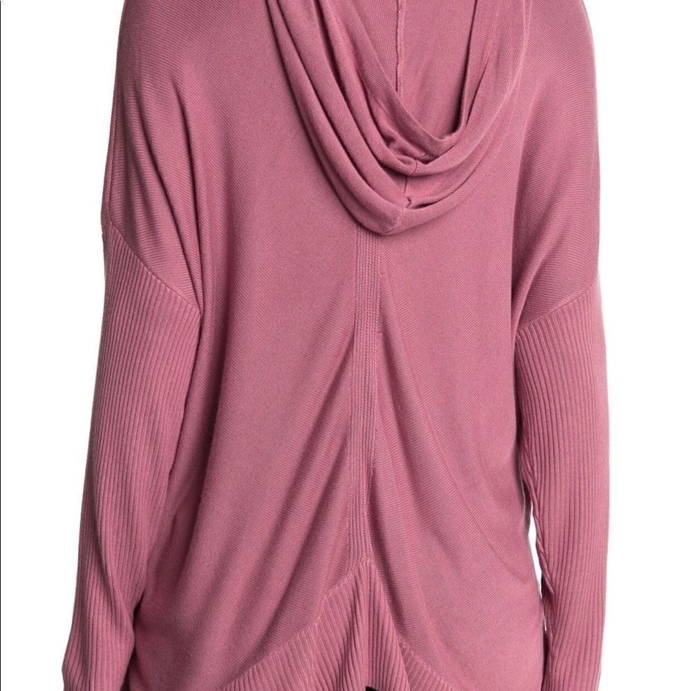 STITCHDROP tunic hoodie gathering front and back sweater size L Barbie c… - Picture 2 of 9